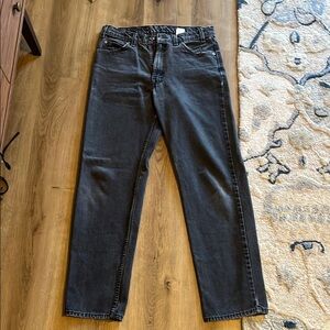 VINTAGE Levi's Black 550 Jeans orange tab